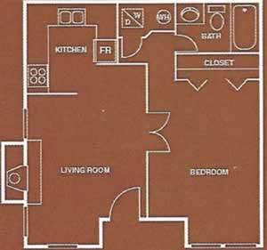 A2 - One Bedroom / One Bath*