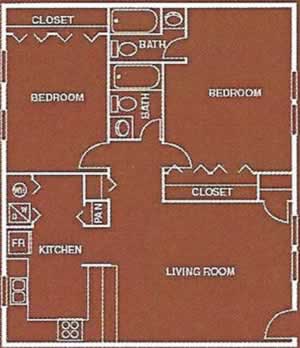 C3 - Two Bedroom / Two Bath*